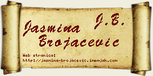 Jasmina Brojačević vizit kartica